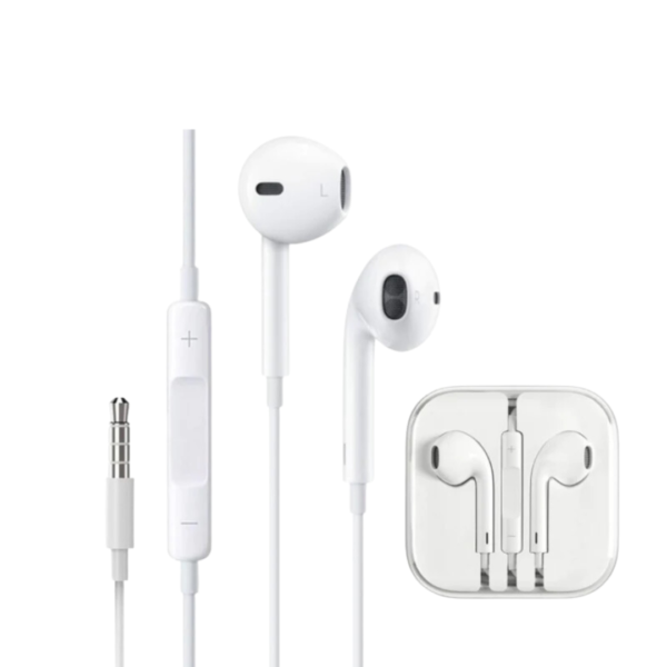 Audifono Tipo Iphone Blanco Mic. Incorp.