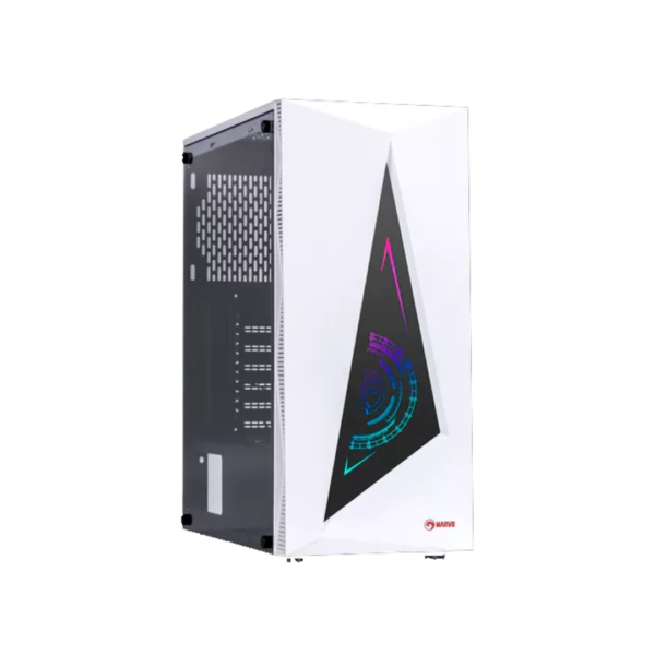 Case Gamer Marvo CA-119 Black-White Inc. Ventilador - Imagen 2