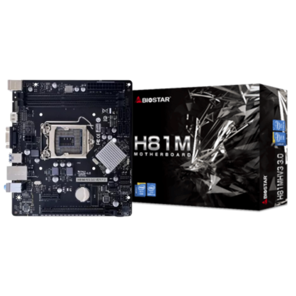 Mbo. Biostar H81MHV3 Socket 1150 DDR3 Hdmi 4ta Gen.