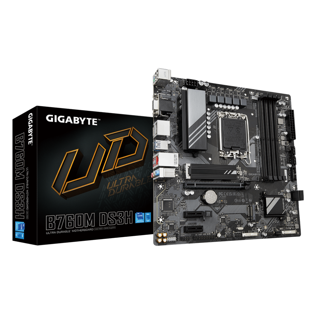 Mbo. Gigabyte B760M-DS3H Socket 1700 DDR4 Hdmi 12va-13va Gen.