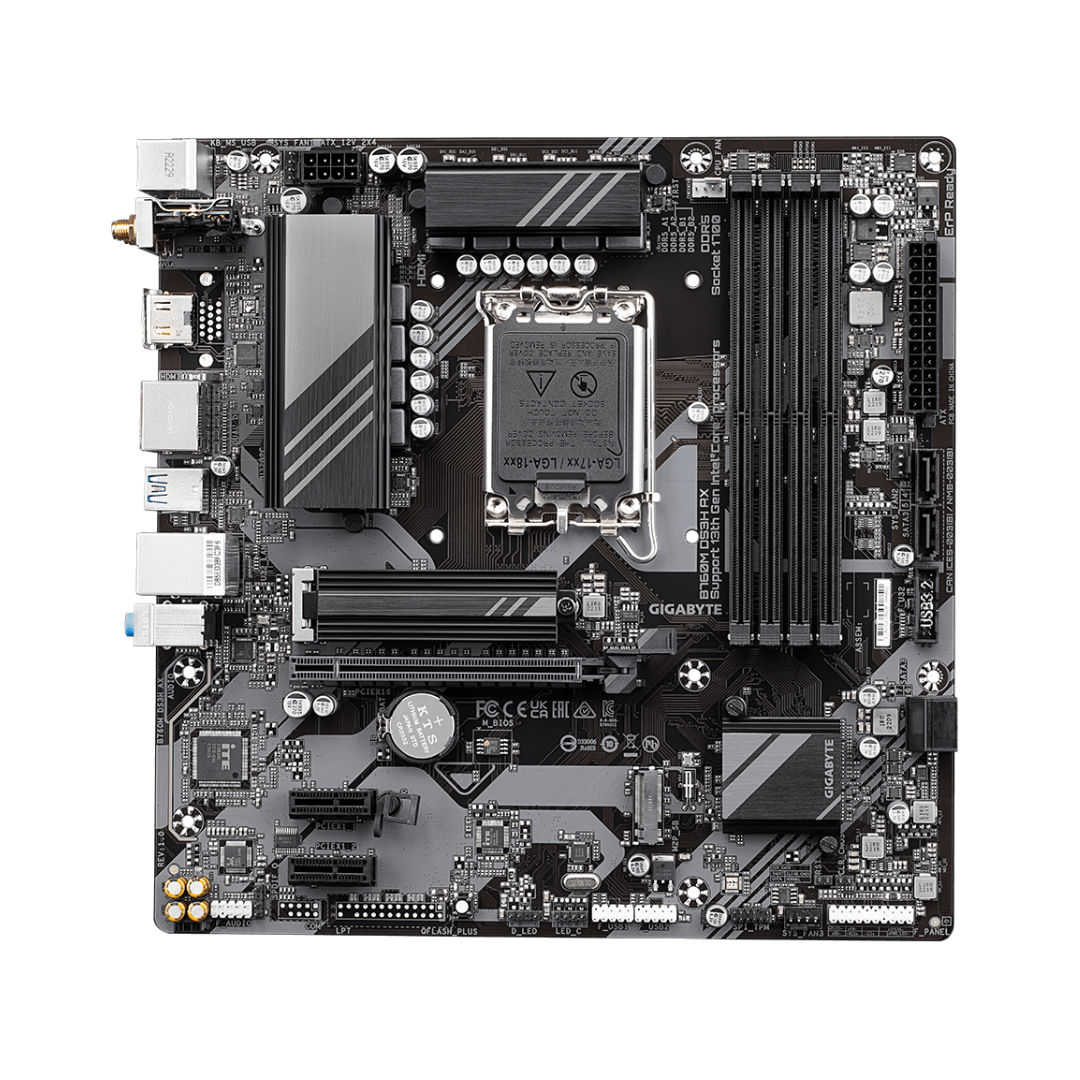 Mbo. Gigabyte B760M-DS3H Socket 1700 DDR4 Hdmi 12va-13va Gen. - Imagen 2