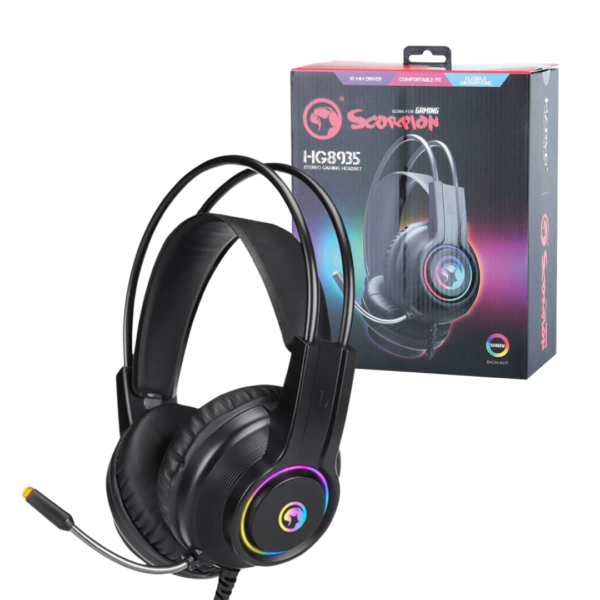 Audifono Gamer Marvo HG-8935 RGB Mic.