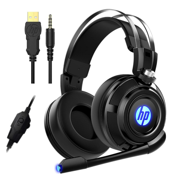 Audifono Gamer Hp H200GS Black Wired Mic.