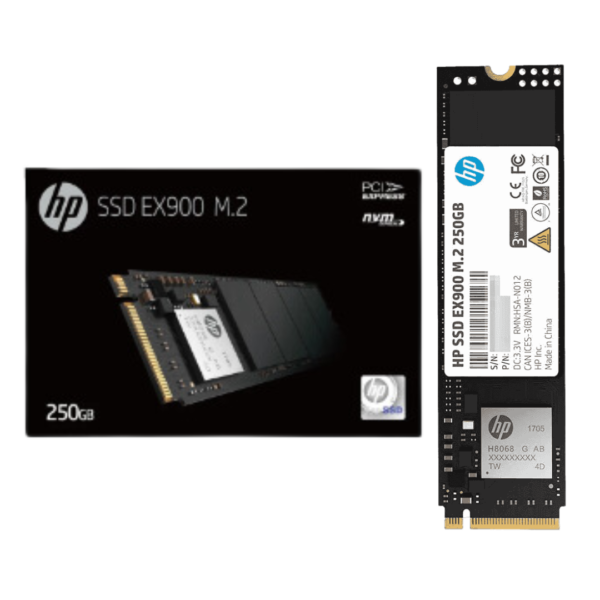 Disco Solido SSD Hp EX900 Pcie 250GB M.2 2280