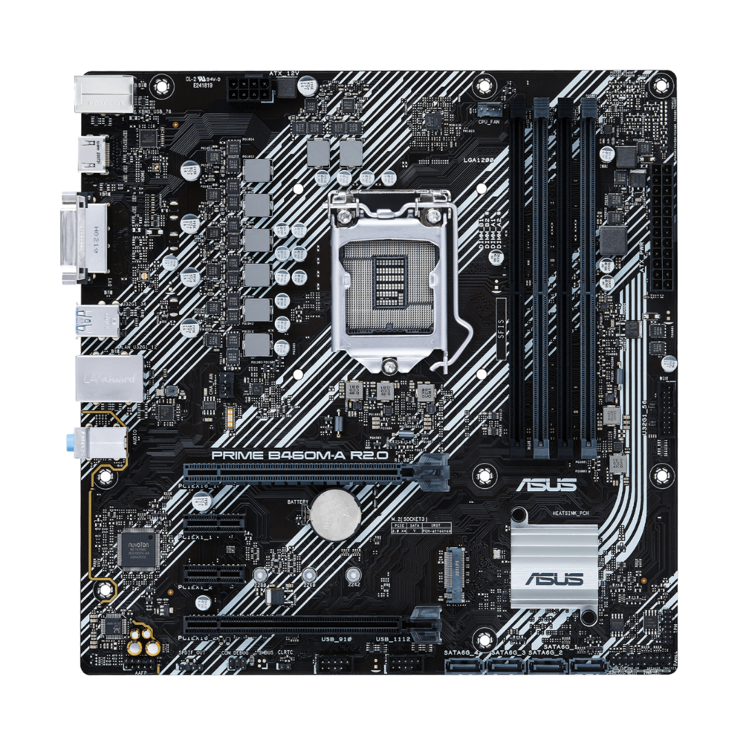 Mbo. ASUS PRIME B460M-A R2.0 Socket 1200 DDR4 Hdmi 10ma-11va Gen. - Imagen 2