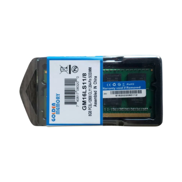 SO-DIMM GOLDEN 8GB PC3L-12800 DDR3L CL11 204-Pin 1600HMz