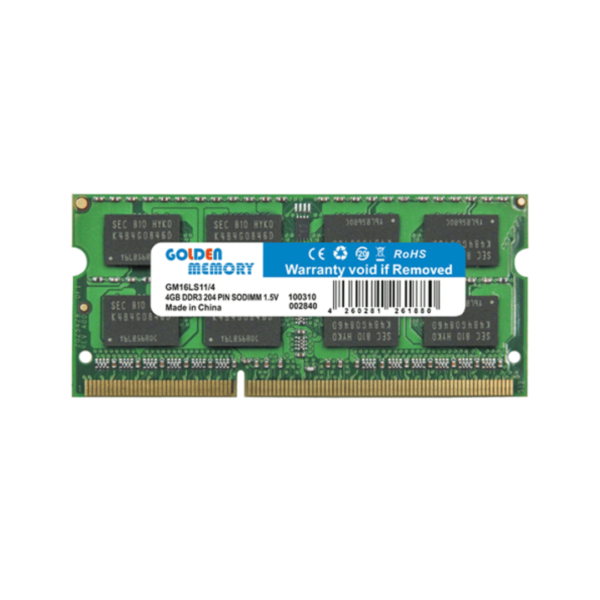SO-DIMM GOLDEN 4GB PC3-12800 DDR3 CL11 204-Pin 1600HMz - Imagen 2