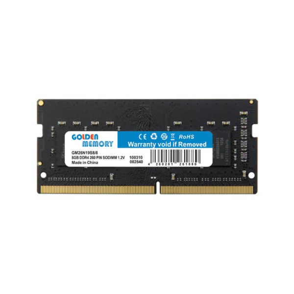 SO-DIMM GOLDEN 8GB PC4-25600 DDR4 CL22 260-Pin 3200HMz - Imagen 2