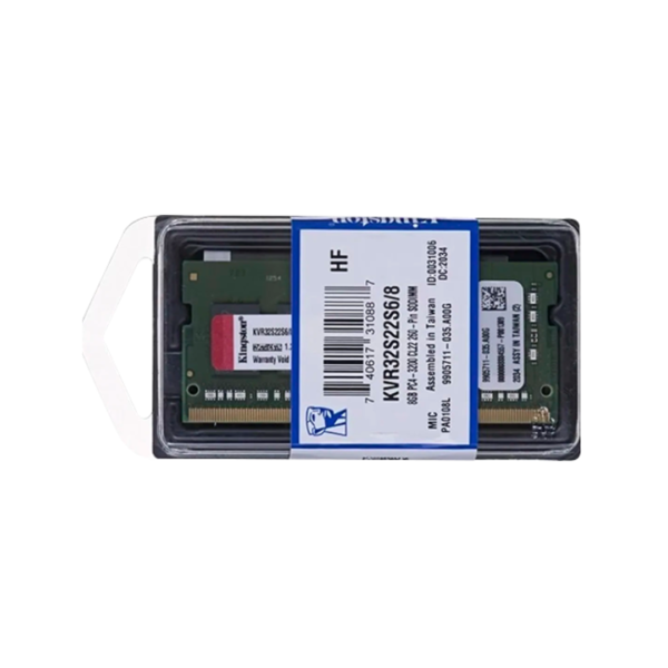 SO-DIMM KINGSTON 8GB PC4-25600 DDR4 CL22 260-Pin 3200HMz