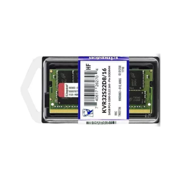SO-DIMM KINGSTON 16GB PC4-26500 DDR4 CL20 260-Pin 3200HMz