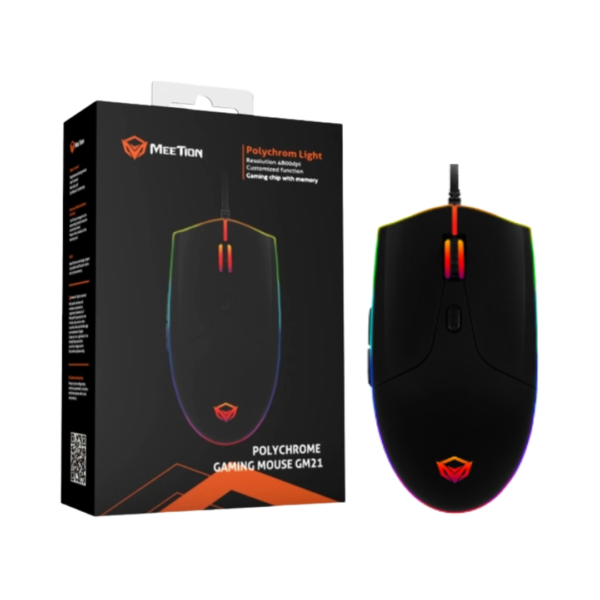 MOUSE MEETION MT-GM21 USB GAMING RETROILUMINADO