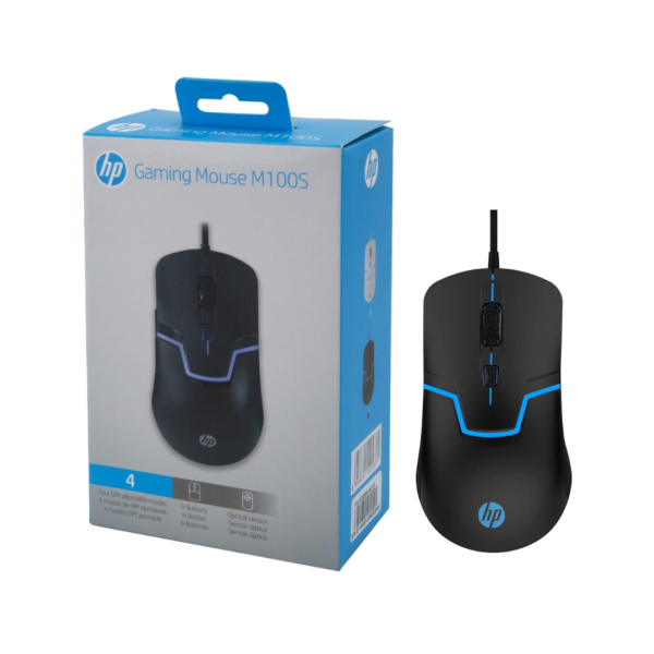 MOUSE HP M100 USB GAMING OPTICO BLACK