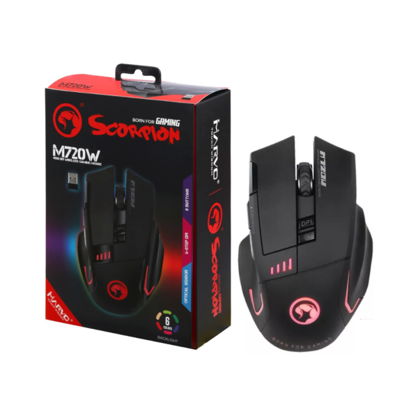MOUSE MARVO M720W WIRELESS GAMING BLACK