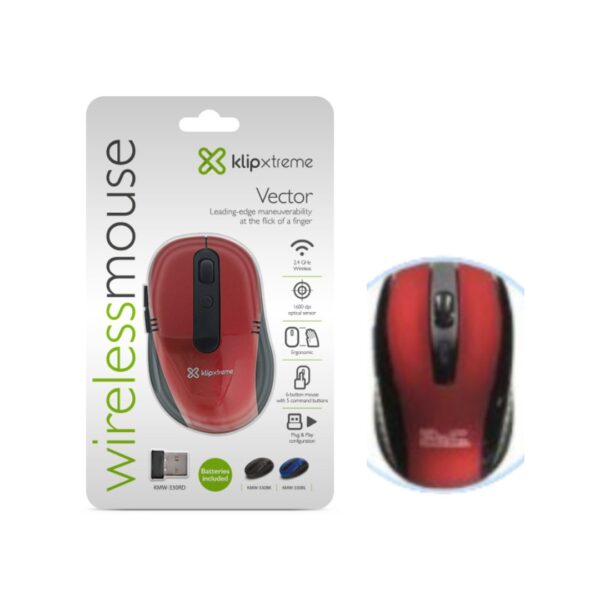 MOUSE KLIP EXTREME ÓPTICO KNW-330 WIRELESS