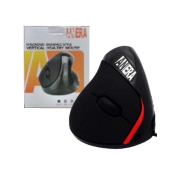 MOUSE VERTICAL ERGONÓMICO WIRELESS NITRON-ANERA