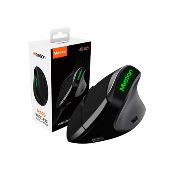 MOUSE MEETION R390 VERTICAL ERGONOMICO WIRELESS