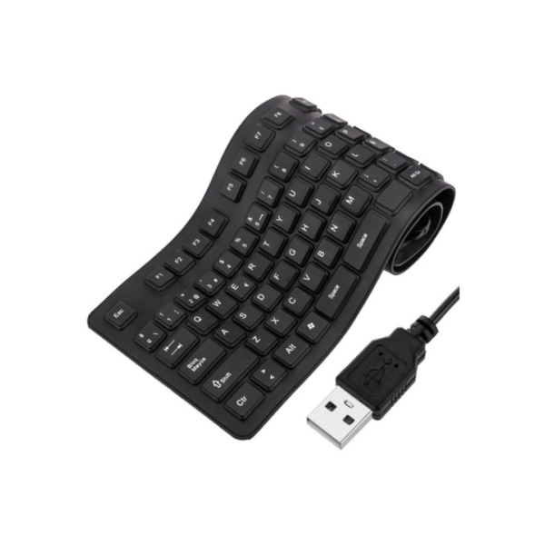 TECLADO DE SILICONA FLEXIBLE USB NUMERICO