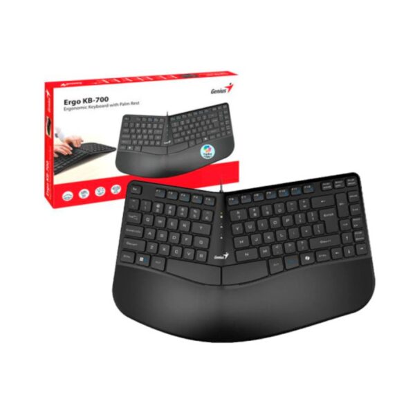 TECLADO GENIUS ERGO KB-700 USB MULTIMEDIA