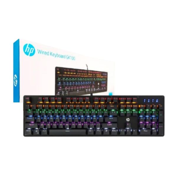 TECLADO GAMER HP GK-100 USB NEGRO