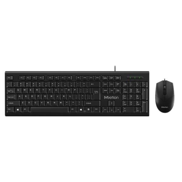 KIT TECLADO + MOUSE MEETION C100 USB NEGRO - Imagen 2