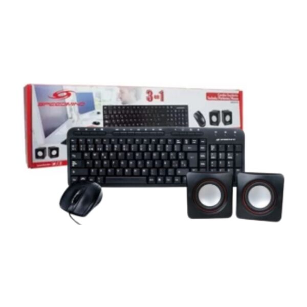 KIT TECLADO + MOUSE SPEEDMIND K3N102 USB NEGRO