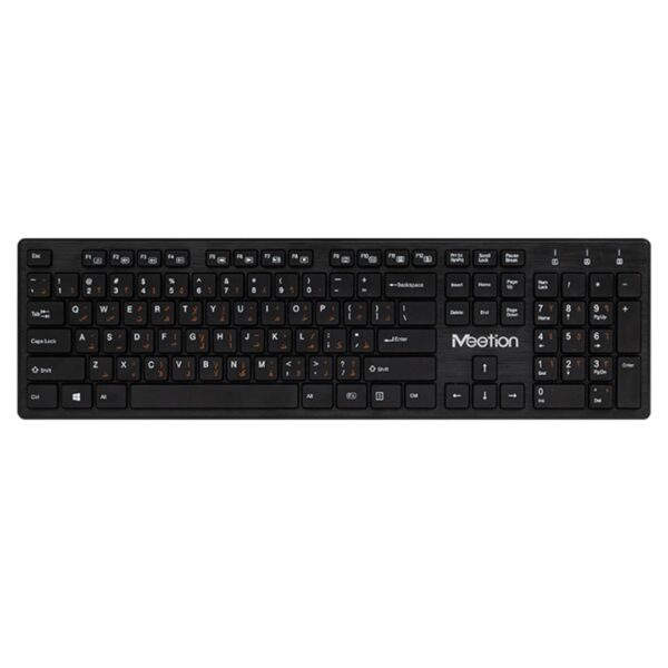 TECLADO INALAMBRICO MEETION MT-WK841 NEGRO - Imagen 2
