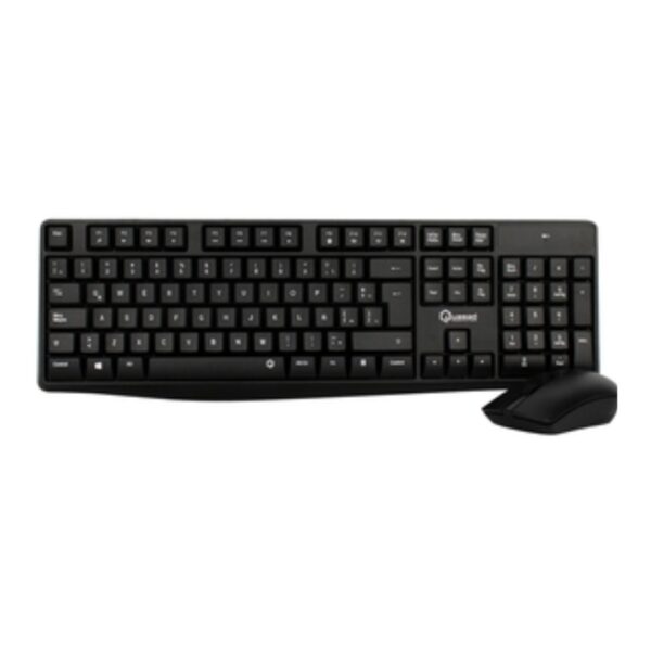 TECLADO + MOUSE INALAMBRICO QUASAD QC-S7500G NEGRO - Imagen 2