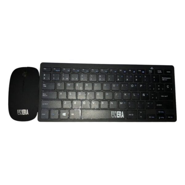 TECLADO + MOUSE INALAMBRICO ANERA NEGRO