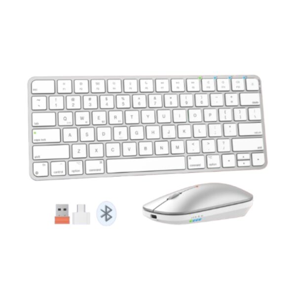 TECLADO + MOUSE INALAMBRICO MEETION IKEY C210 BLANCO