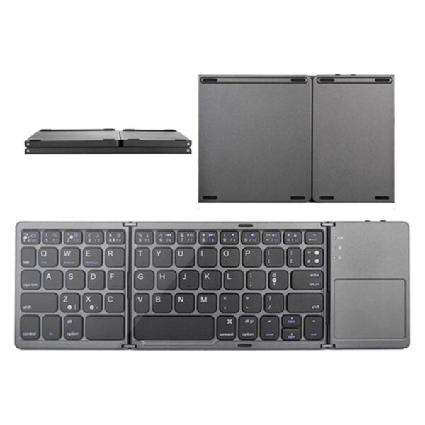 TECLADO + MOUSE INALAMBRICO NITRON RECARGABLE PLATEADO