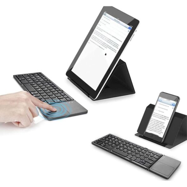 TECLADO + MOUSE INALAMBRICO NITRON RECARGABLE PLATEADO - Imagen 2