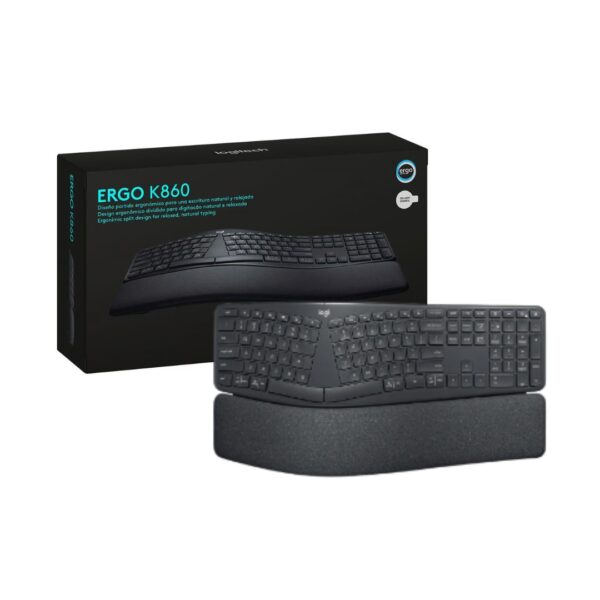 TECLADO + MOUSE INALAMBRICO LOGITECH K860 NEGRO
