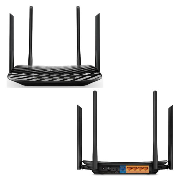ROUTER TP-LINK ARCHER C6 AC1200 4 ANTENAS 4 PUERTOS 300+867MBPS WIFI 5 WPS - Imagen 2