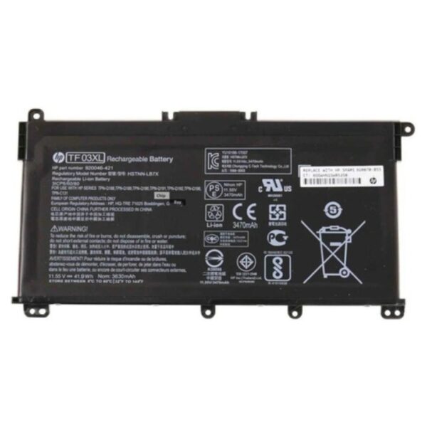 BATERIA HP MODELO TF03XL INTERNA
