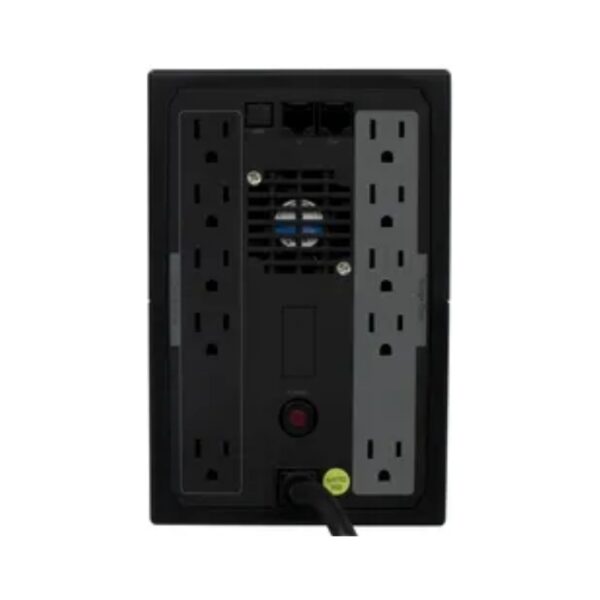UPS QUASAD 2000VA 1200W 10 OUTLETS 5UPS-5SURGE W-AVR I-359 LED-BUTTON - Imagen 2