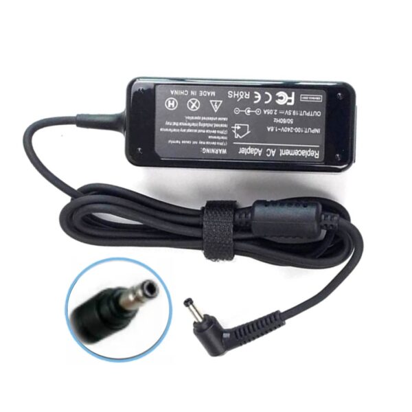 CARGADOR HP 19,5V 2,05A PLUG NEGRO 4.0*1.7