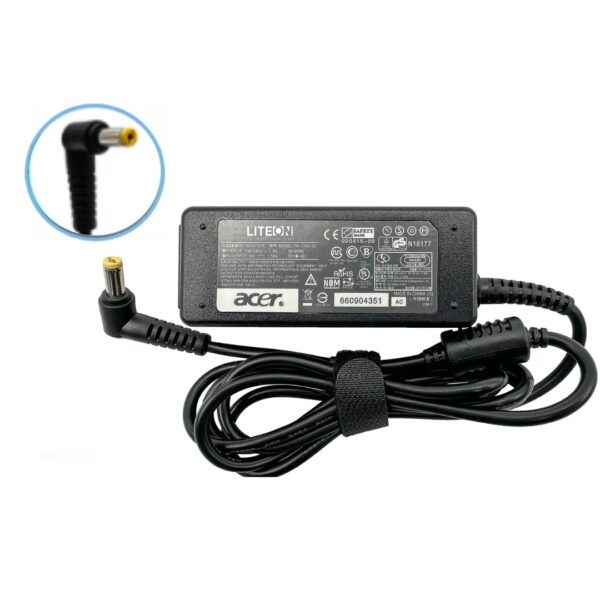 CARGADOR ACER 19V 1,58A PLUG AMARILLO 5.5*1.7