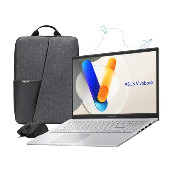 NOT. LAPTOP ASUS VIVOBOOK X1504ZA-NJ1153 CORE I3-1215U 8GB 512GB 15.6"INCH FreeDos Silver - Imagen 2
