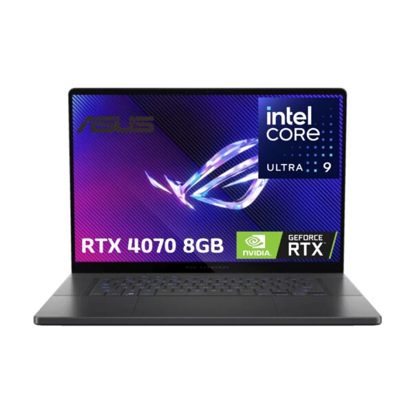 NOT. LAPTOP ASUS VIVOBOOK ROG ZEPHYRUS GU605MI-QR128W CORE ULTRA 9 32GB 1TB M.2 Nvme RTX4070-8GB 16"INCH Windows 11 Gray