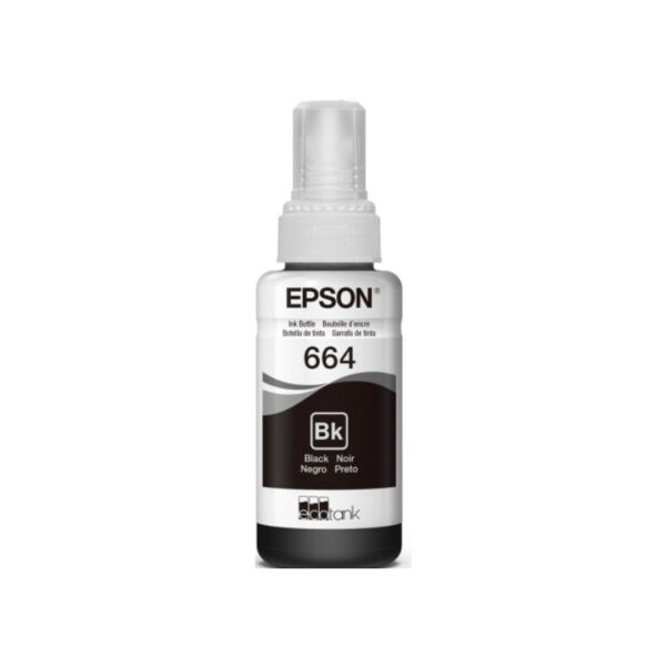 BOTELLA DE TINTA EPSON T664120 BLACK FOR L200-210-350-355 - Imagen 2