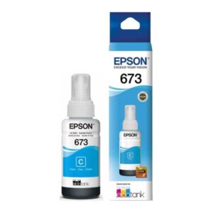 BOTELLA DE TINTA EPSON T673120 CYAN FOR L805-L800-L1800-L810-L850