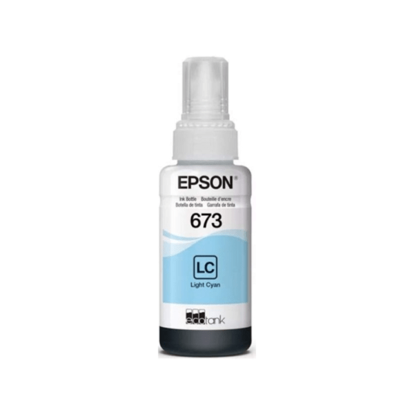 BOTELLA DE TINTA EPSON T673120 CYAN CLARO FOR L805-L800-L1800-L810-L850 - Imagen 2