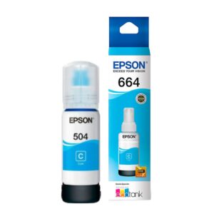 BOTELLA DE TINTA EPSON T504120 CYAN FOR L4150-L4160-L4260-L6171-L6270