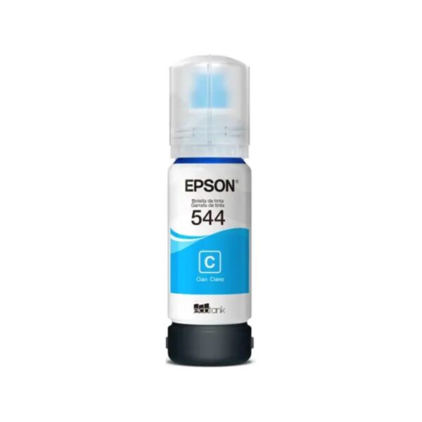 BOTELLA DE TINTA EPSON T544120 CYAN FOR L111–L1210–L3110–L3150–L3160–L3210–L3250–L3251–L3260–L5190-L5290 - Imagen 2