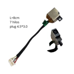 PIN DE CARGA PARA HP ENVY X360 LARGO 789660-YD3 L-8CM PLUG 4.5 X 3.0
