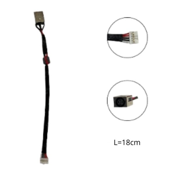 PIN DE CARGA DELL 15 5548 0M03W3 L-18CM PLUG 7.4x5.0