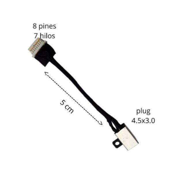 PIN DE CARGA DELL 5501 5400 L-5CM PLUG 4.5x3.0