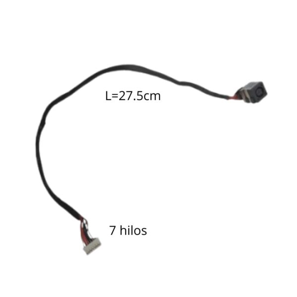 PIN DE CARGA DELL E6320 E6400 E6500 L-27.5CM PLUG 7.4x5.0