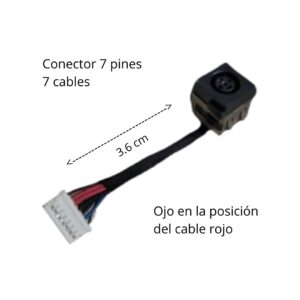 PIN DE CARGA DELL E6320 L-36MM PLUG 7.4x5.0 IZQUIERDO