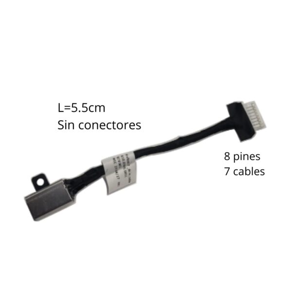 PIN DE CARGA DELL 7706 2N1 P98F L-5.5CM PLUG 4.5x3.0